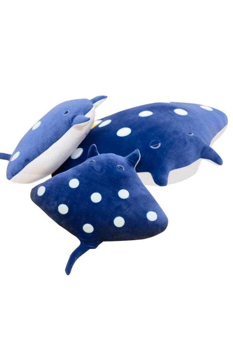 Cute Cartoon Mobula Plush Toys Flying Rays Stuffed Animals Toys Manta Ray Dolls