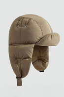 Jacket Cotton Earflap Hat for Men Women Winter Outdoor Windproof Thermal Riding and Skiing Bomber Hat