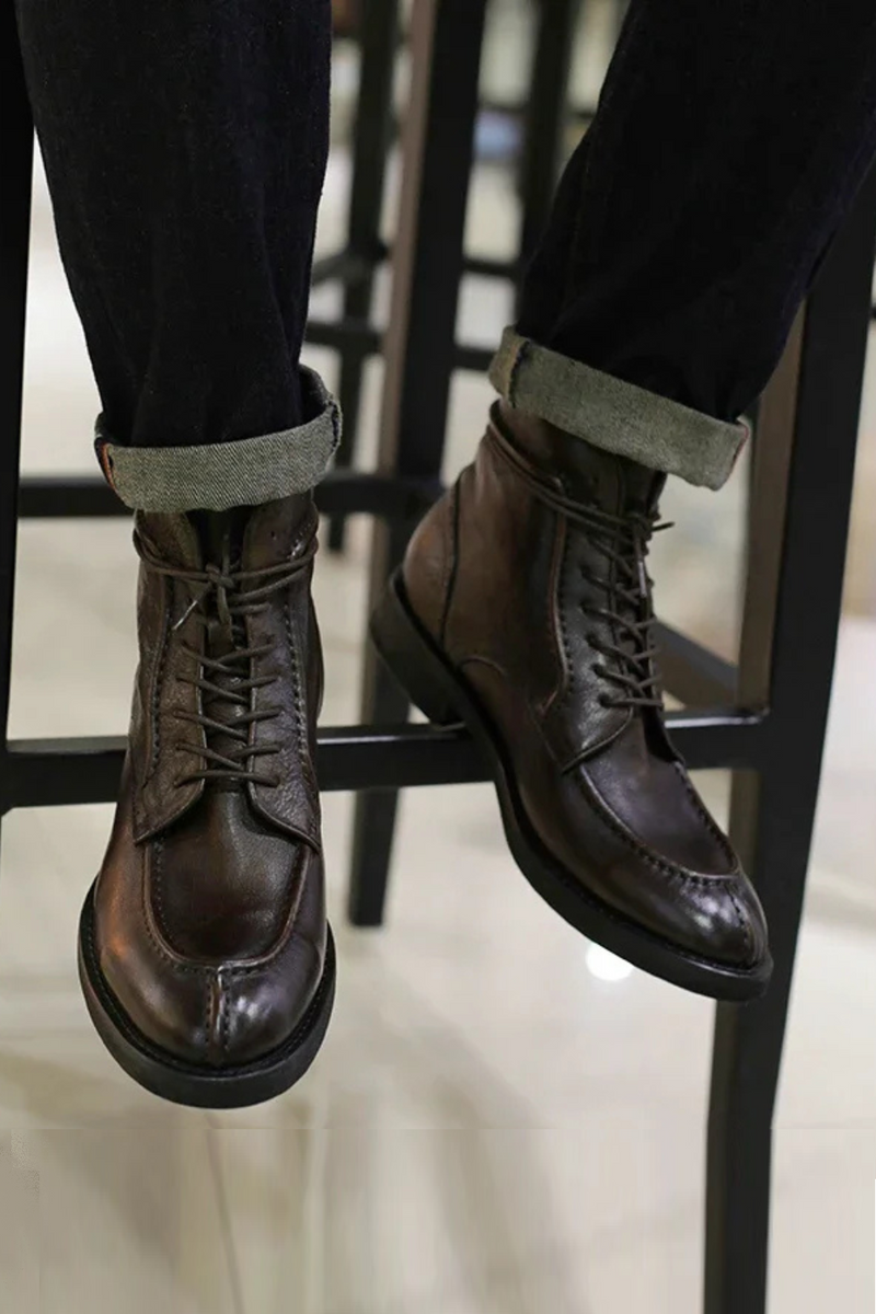 Men Chelsea Boots Dress Shoes Mens Boots and Luxury Shoes Platform