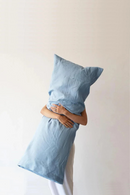 Double Long Pillowcase Linen Pillow Case Envelope Cushion Cover Antibacterial Anti-mite