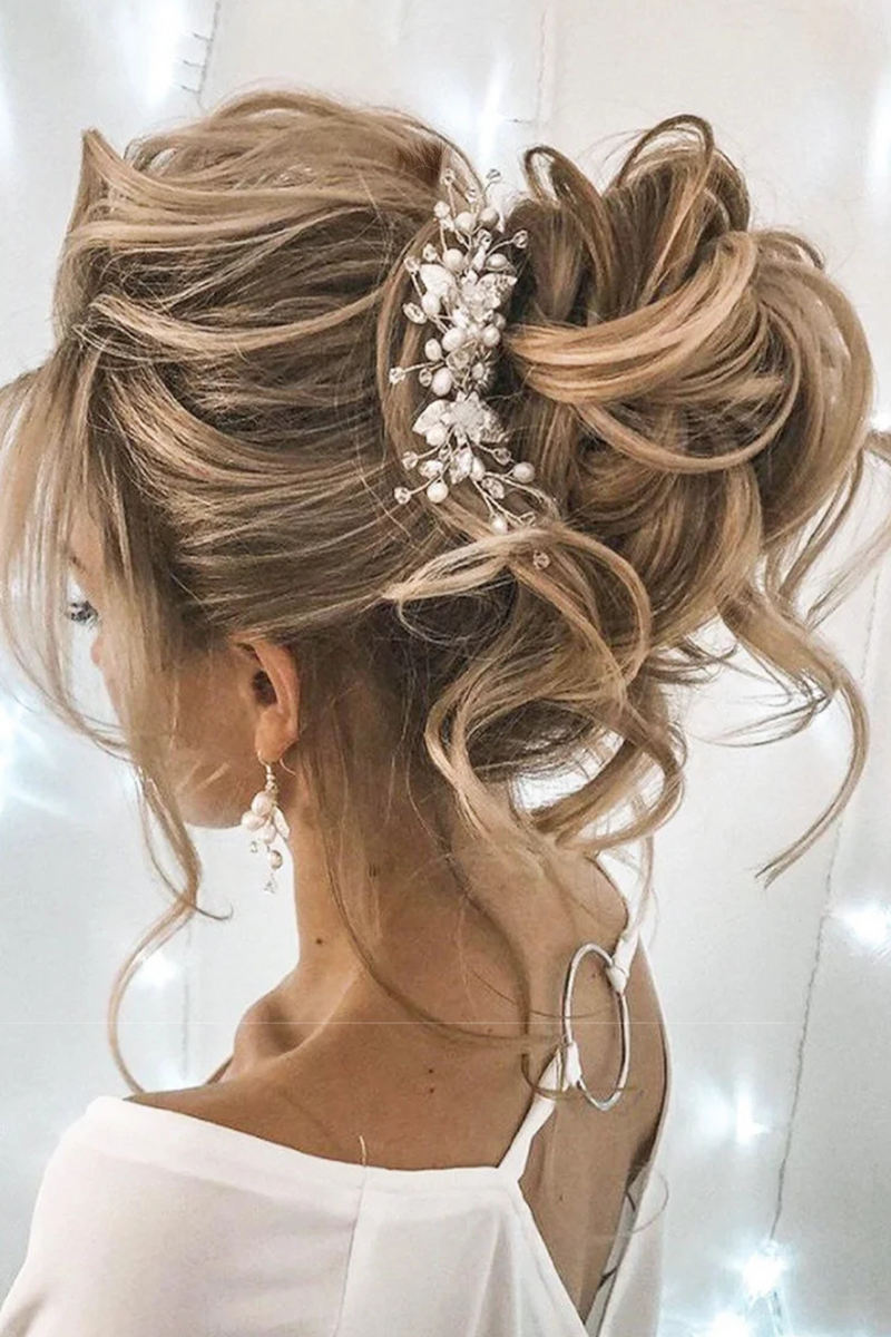 Messy Bun Hair Piece Tousled Hair Extensions With Claw Clip Curly Hair Bun Scrunchie for Women Girls