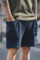 Shorts Men Loose Large Pocket Work Tactical Short Pants Casual Knitted Shorts