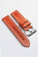 Orange Vintage Men's Watchband Rugged Without Clasp Thickened To For PAM111 441 Bracelet