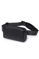 Women Waist Bag Leather Fanny Pack Double Pocket Waist Pack for Women