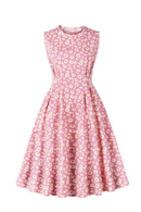 Women  Floral Dresses Casual Beach for Woman Beach Dress Pink Summer Dress