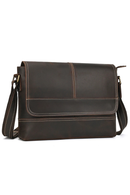 Men's Leather Shoulder Bag Genuine Leather Crossbody Bags Messenger Bag For Man Male Outdoor Sling Bag Retro