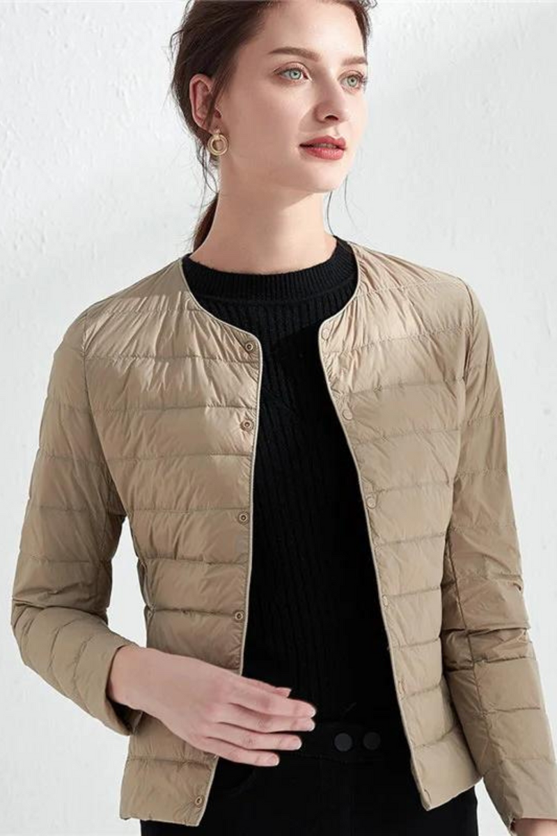 Pop Lightweight Down Jacket Women Autumn Winter Premium Lightweight Portable Short Down Coat Liner