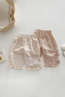 Girls Repellent Pants Summer for Baby Girls Version Bow Pants for Children