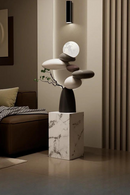 Creative Home Decor Glowing Stone Large Feng Shui Stone Statue Indoor Decor Figurines Living Room Floor Resin Sculpture