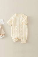 Baby Boys Girls Romper Infant Bodysuit Knit Fitted Crawling Suit Outfit Cute Kids Clothes Jumpsuit Easter