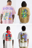 Comfortable Breathable Casual Adult and Children Off-the-shoulder Jerseys and T-shirts