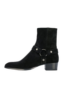 Men Chelsea Boots Buckle Side Shoes Casual Street Men Western Boots