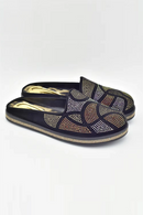 Women Mules Half Closed Slippers for Lady Female Shoe Sparkly Woman Shoe