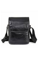 Men Genuine Leather Bag Natural Men Messenger Bag Vertical Men's Shoulder Crossbody Bag