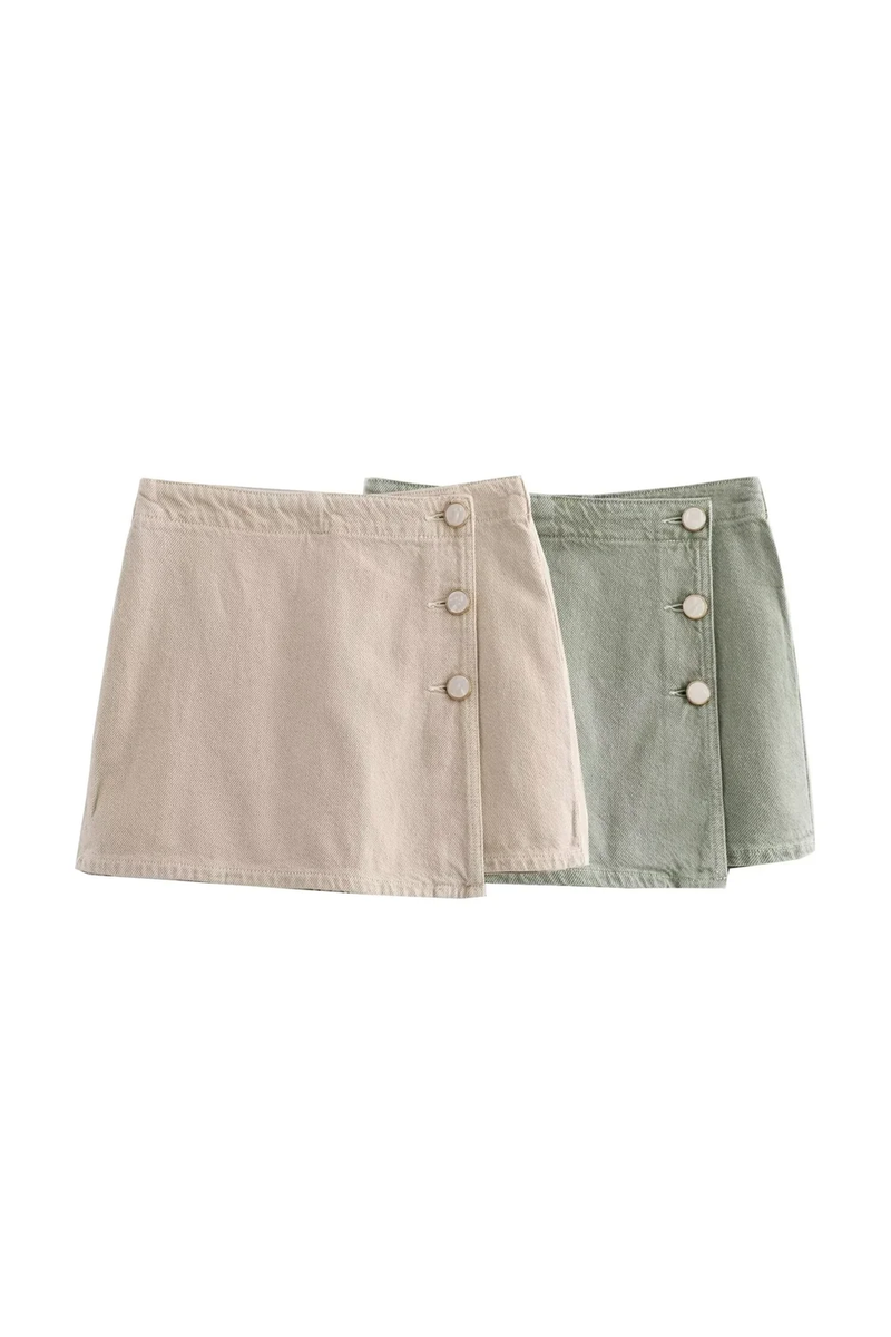 Spring Women's Versatile Short denim Skirts