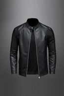 Spring Autumn Leather Jacket Men Motorcycle Causal Coat Men Moto Biker Leather Coat