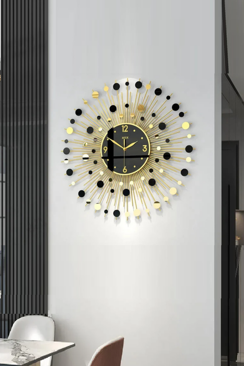 Luxury Wall Clock Living Room Design Creative Wall Clock Silent Brief Art Nordic Clocks Home Decoration