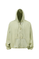 Hooded Denim Jacket Streetwear Lapel Windbreaker Autumn Jeans Coat Oversized