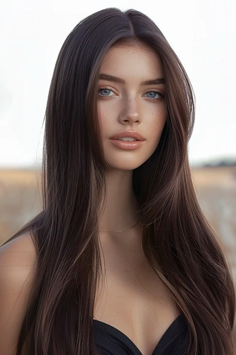 Noble Synthetic Lace Front Wig Straight Baby Hair 13X4 Lace Bob Wigs Synthetic Lace Wig 22 Inch Brown Wig For Women Wig