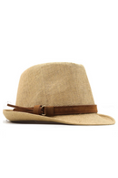 Summer Fedora Hat for Men Elegant short Brim Panama Top Jazz Beach Classic Cap