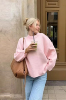 Pullover Sweater New Winter Independent Station Cross-Border Wind Women's Crew Neck