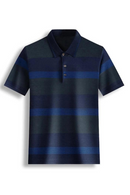 Liseaven men's T shirt turn-down collar basic color short Sleeve Slim T-shirts tee shirt for men