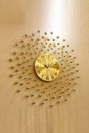 Wall Clock Metal Living Room Creative Modern Gold Silent Nordic Luxury Home Loft Mural Wall Decor