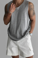 Summer Casual Sweat-absorbing Tank Top Men Breathable Versatile Loose Top