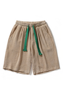 Corduroy Plush Thickened Loose Legged Summer Casual Men Shorts