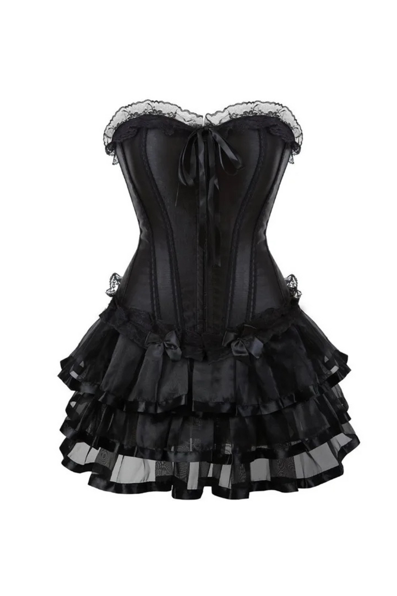 Corset Dress Gothic Halter Corset for Women Corset Bustier Skirt Victorian
