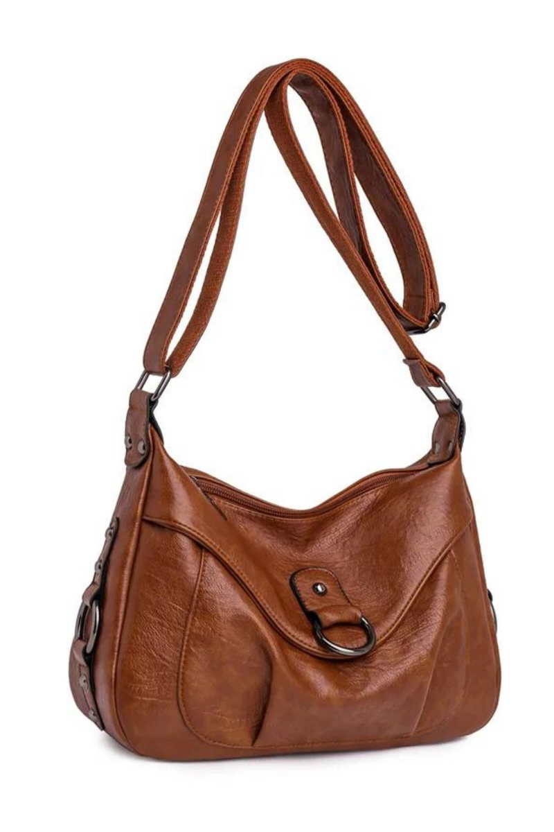 Women Shoulder Bag Vintage Crossbody Bag Leather Messenger Bag Lady Handbag Purse Women