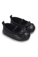 Baby Patent Leather First Walker Shoes for Girl Infant Spring Autumn Bow Princess Dress No-Slip Shoes