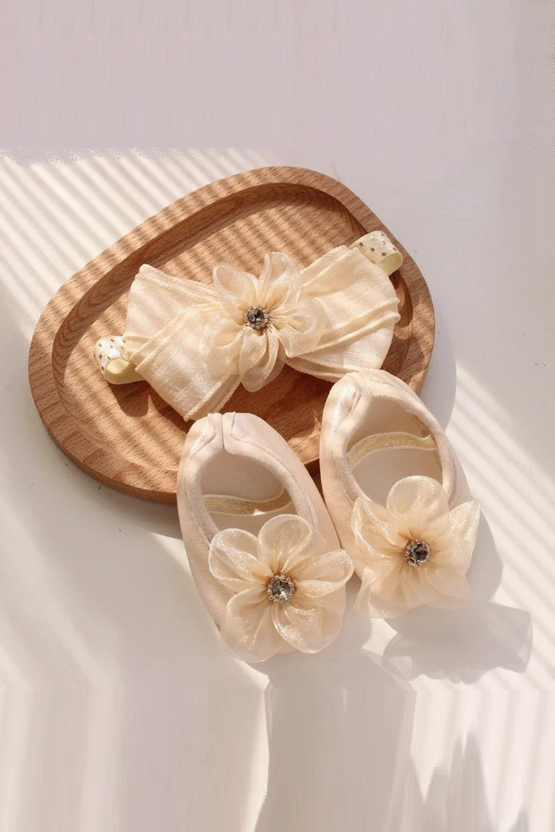 Baby Girl Bow Flower Pearl First Walkers Sweet Newborn Infant Gift Shoes Girls Princess Toddler Shoes