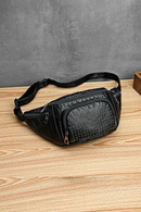 Waist Bag Women Fanny Pack Leather Chest Bag for Girls Soft Belt Bag Rivet Casual Pouch Bag
