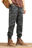 Camo Pants Men Joggers Military Cargo Pants Multiple Pockets Camouflage Trousers Male Elastic Waist Cotton Pants