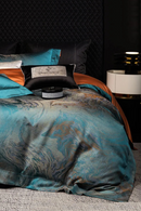 European jacquard bedding set full queen king cotton home textile bed sheet pillow case duvet cover