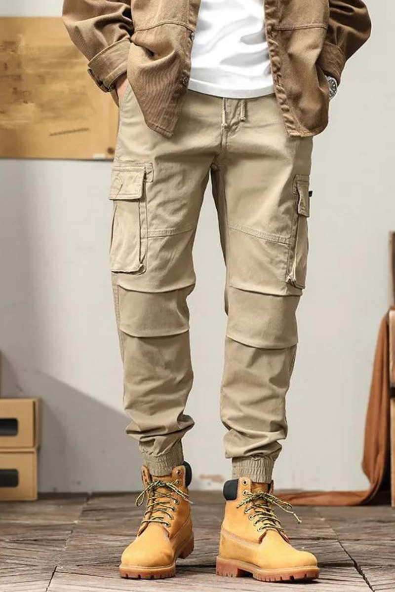 Cargo Pants Men Multi-Pocket Casual Pants Mens Streetwear Solid Trousers Man Sweatpants