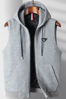 Waistcoat Men's Trend Hoodie Wear Version of The Trend Hooded Sleeveless Vest Casual Vest