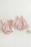 Summer 0-24M Children Clothes Baby Girls Romper Embroidery Toddler Baby Girls Jumpsuit