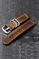 Vintage Brown Watch Strap 20MM 22MM 24MM Soft and Thick Head Layer Watchband