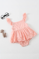 Lace Baby Dress Wedding Baby Girl Birthday Dress Summer Puff Sleeve Dresses Princess Infantile