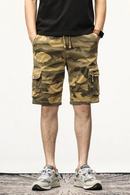 Mens Summer Cotton Cargo Camouflage Shorts Men Clothing Casual Male Sports Short Pants