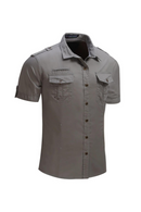 Men's Shirts Short Sleeve Oversized Summer Streetwear Casual Shirt Men Clothing