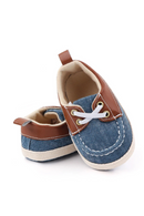 Baby Boy Denim Canvas Sneakers Shoes Soft Sole Anti-slip Toddler First Walkers Crib Shoes