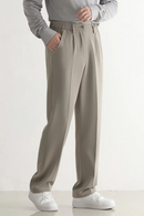 Spring Autumn Casual Pants Men Stretched Draped Slacks Straight Trousers Male Suit Pant