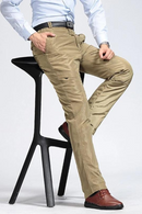 Winter Pants Men Padded Smart Casual Pants for Men Business Down Pants Warm Duck Down Trousers