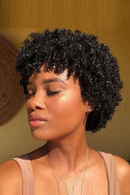 Natural Black Short Pixie Cut Afro Kinky Curly Bob Hair Wigs For Women