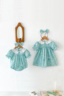 Elegant Princess Girls Lace Collar Dress Summer Infant Kids Dresses for Toddler Girls Clothing Children Costumes