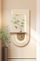 Entrance Decoration Wall Lamp Plant Ornaments Hanging Painting High-end Living Room Mural Light