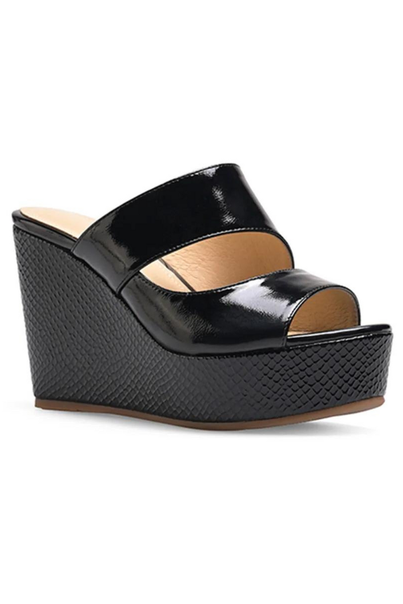 Genuine Leather Summer Slippers Women Wedges High Heels Slippers Street Style Ladies Casual Platform Shoes